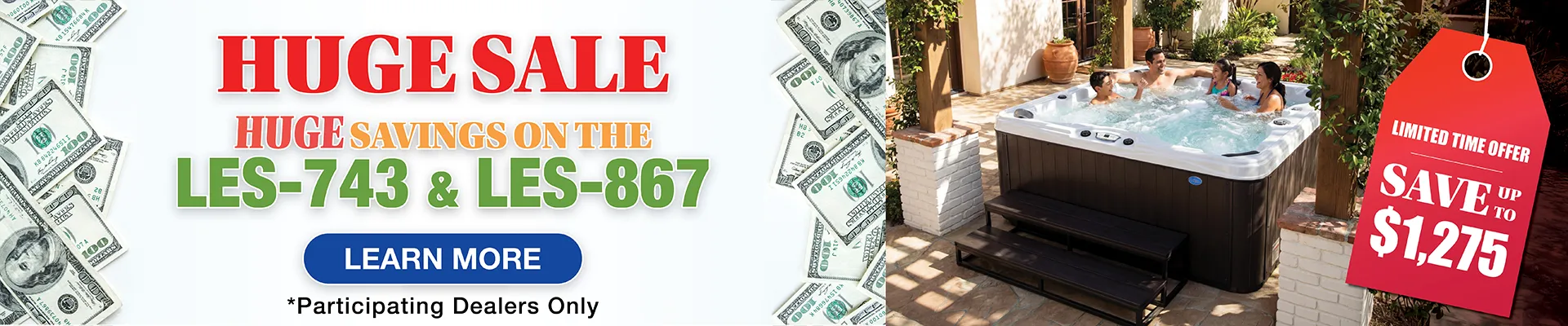 Calspas hot tub being used in a family setting - Chatham